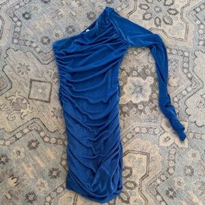 Lucy in the Sky Blue One-Shoulder Dress